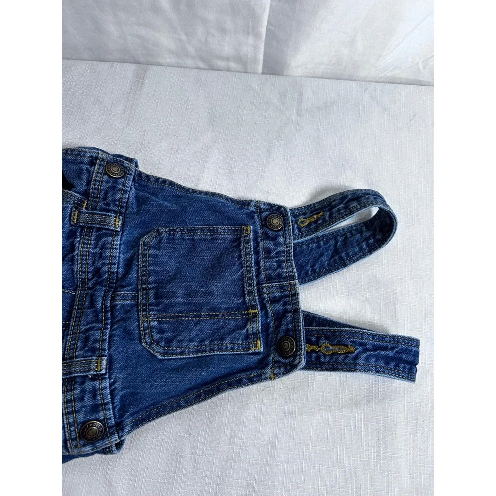 Old Navy Denim Overalls 18-24M Blue Adjustable Strap Toddler Kids
